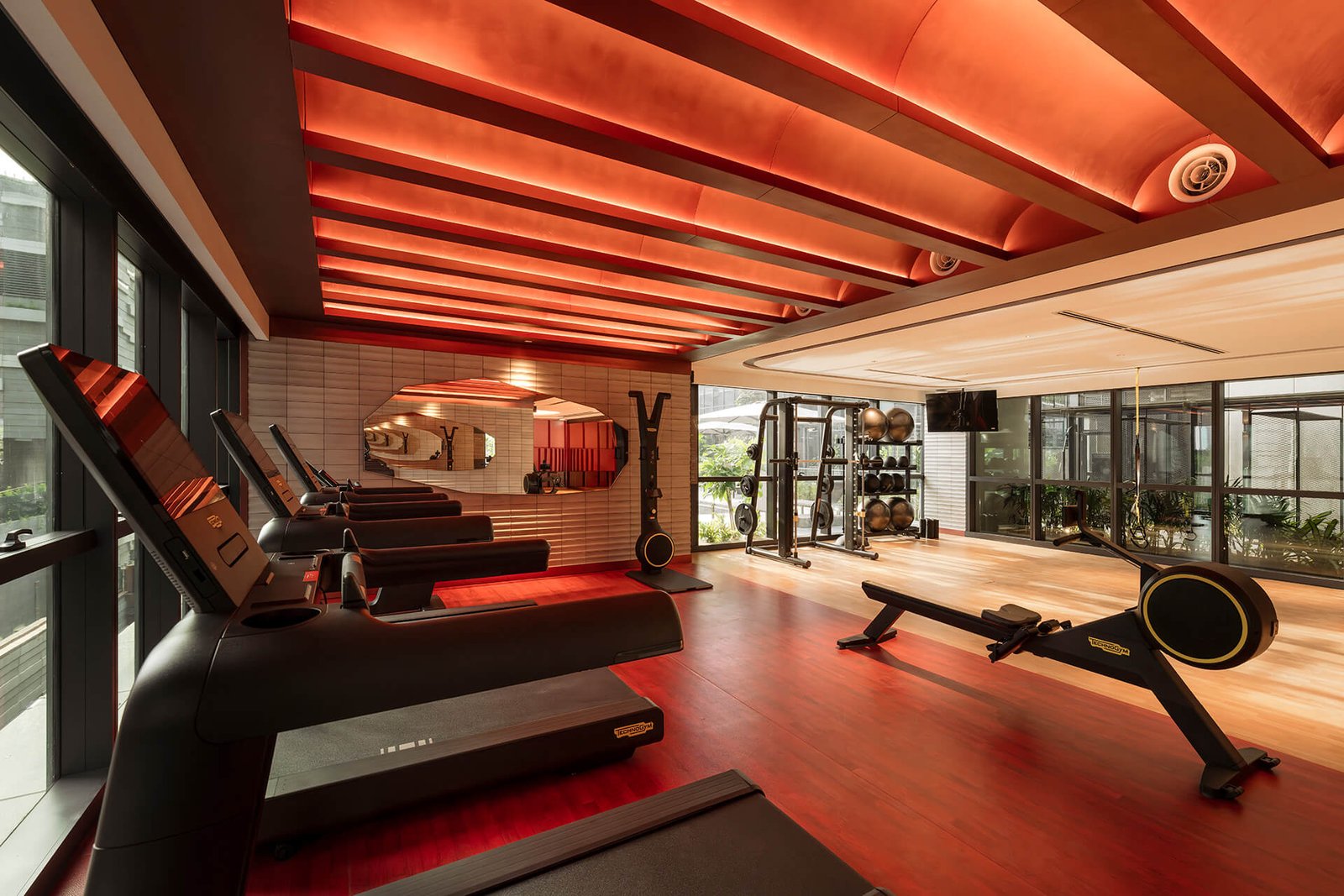 TRX Residences rooftop pool deck
